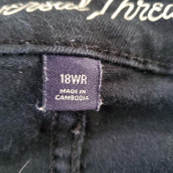 Goth Emo Grunge Black Skinny Jeans Universal Thread Plus Size Curvy Midrise Punk - Picture 4 of 8